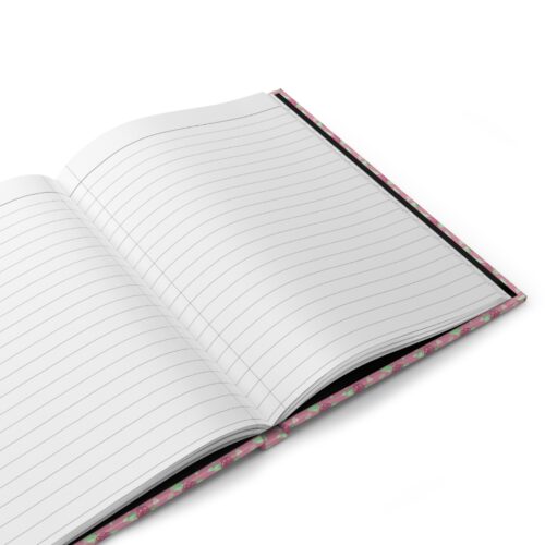 Hardcover Journal Matte in Pink Rose Print