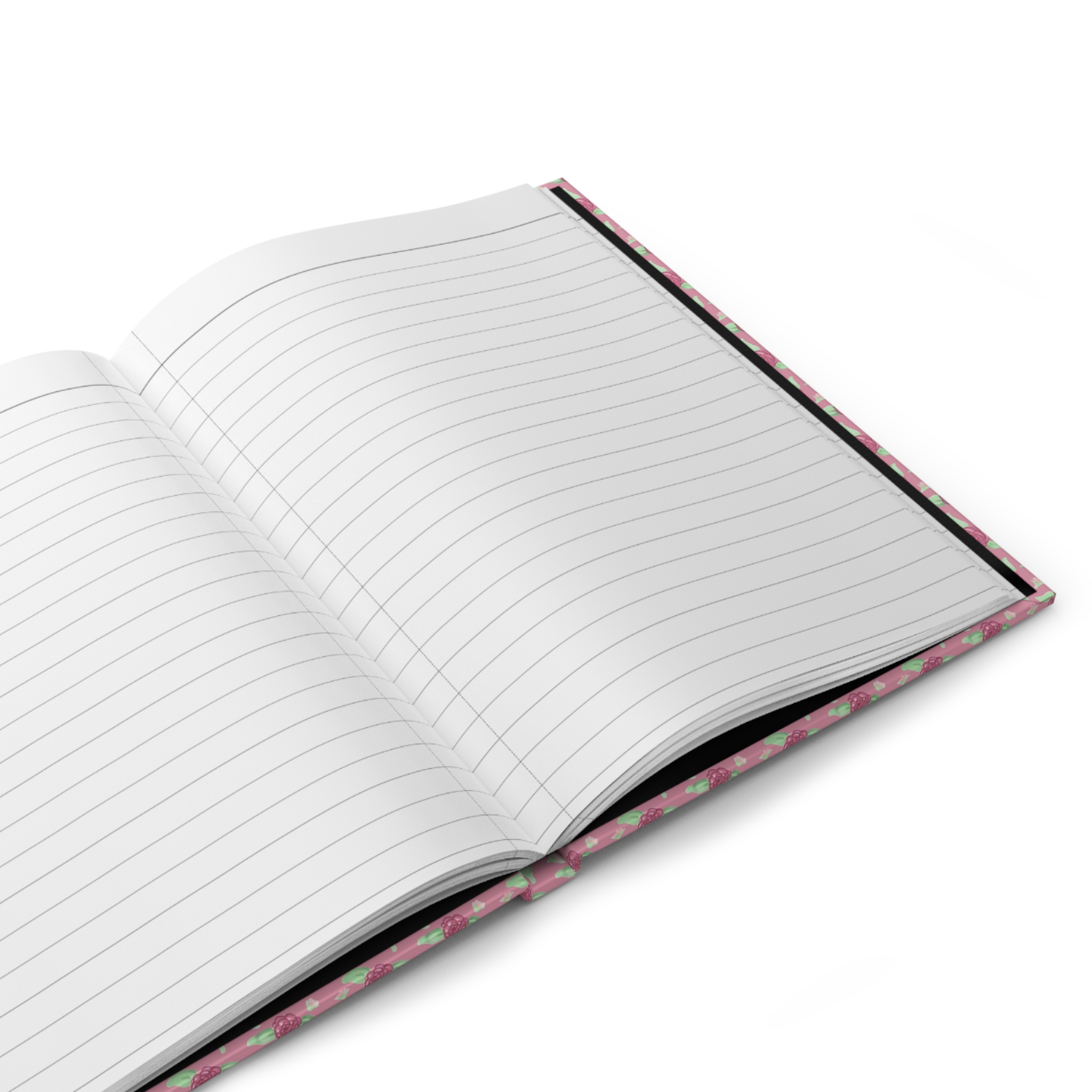 Hardcover Journal Matte in Pink Rose Print