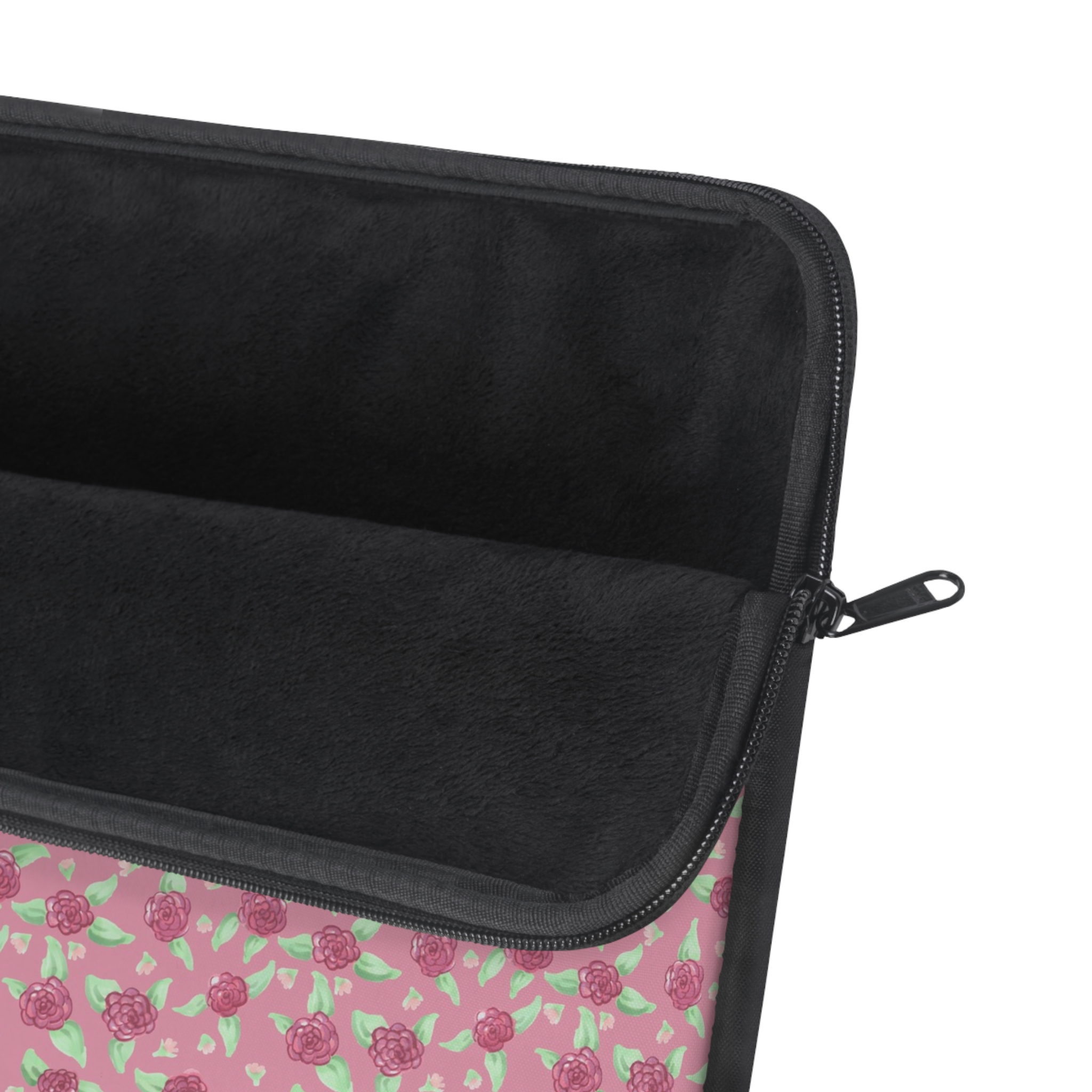 Laptop Sleeve in Pink Rose Print