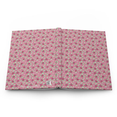 Hardcover Journal Matte in Pink Rose Print