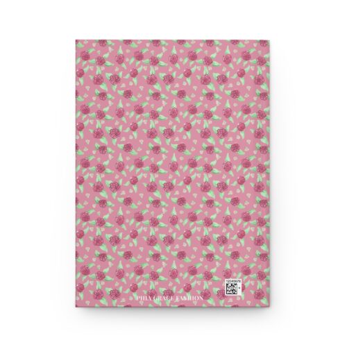 Hardcover Journal Matte in Pink Rose Print