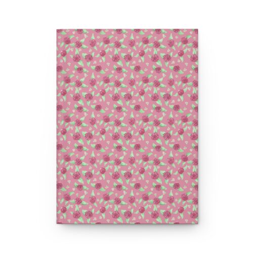 Hardcover Journal Matte in Pink Rose Print