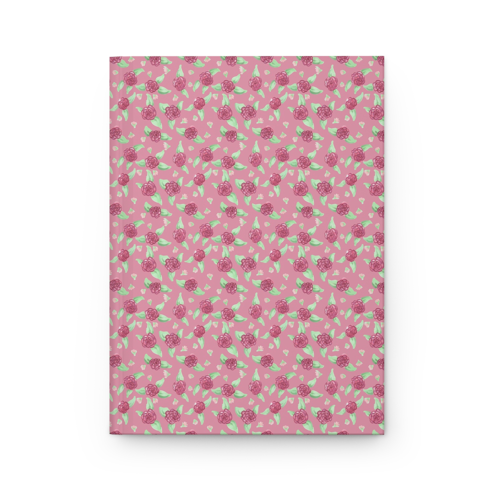 Hardcover Journal Matte in Pink Rose Print