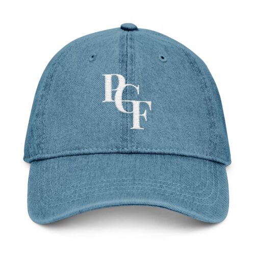 Embroidered Logo Denim Hat
