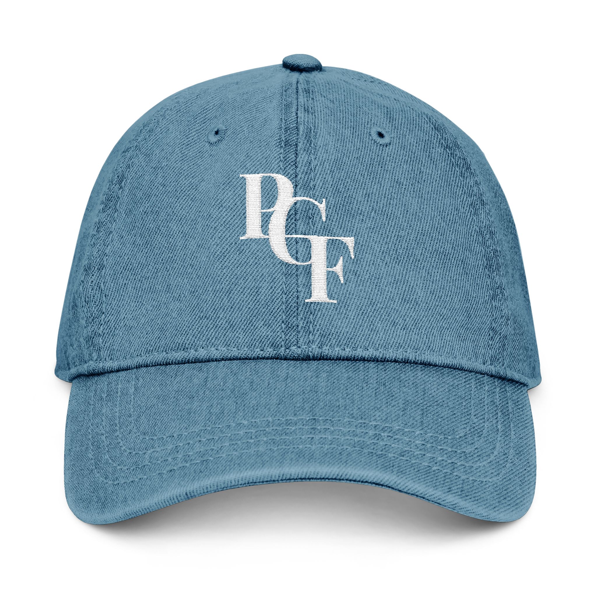 Embroidered Logo Denim Hat