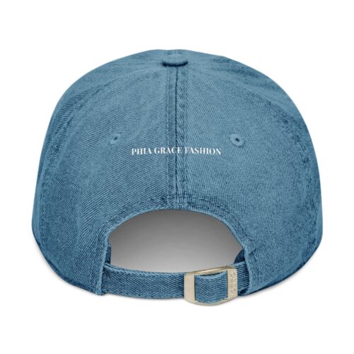 Embroidered Logo Denim Hat
