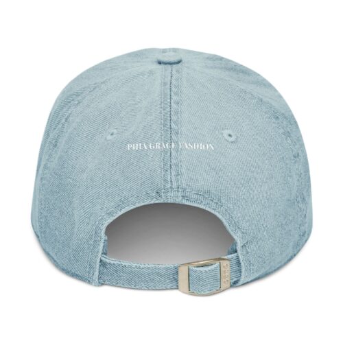 Embroidered Logo Denim Hat
