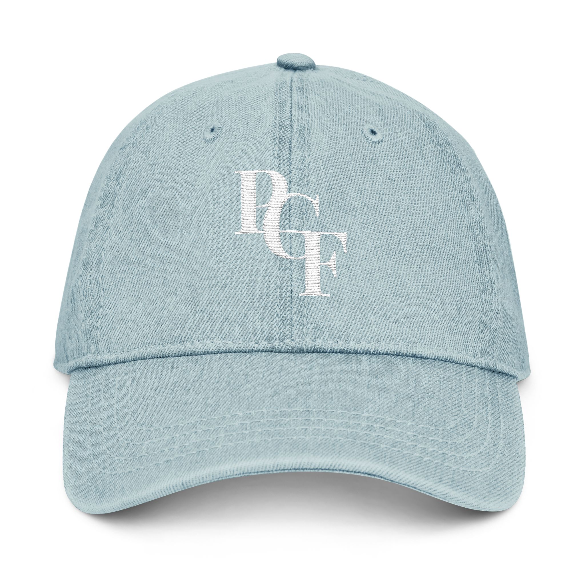 Embroidered Logo Denim Hat