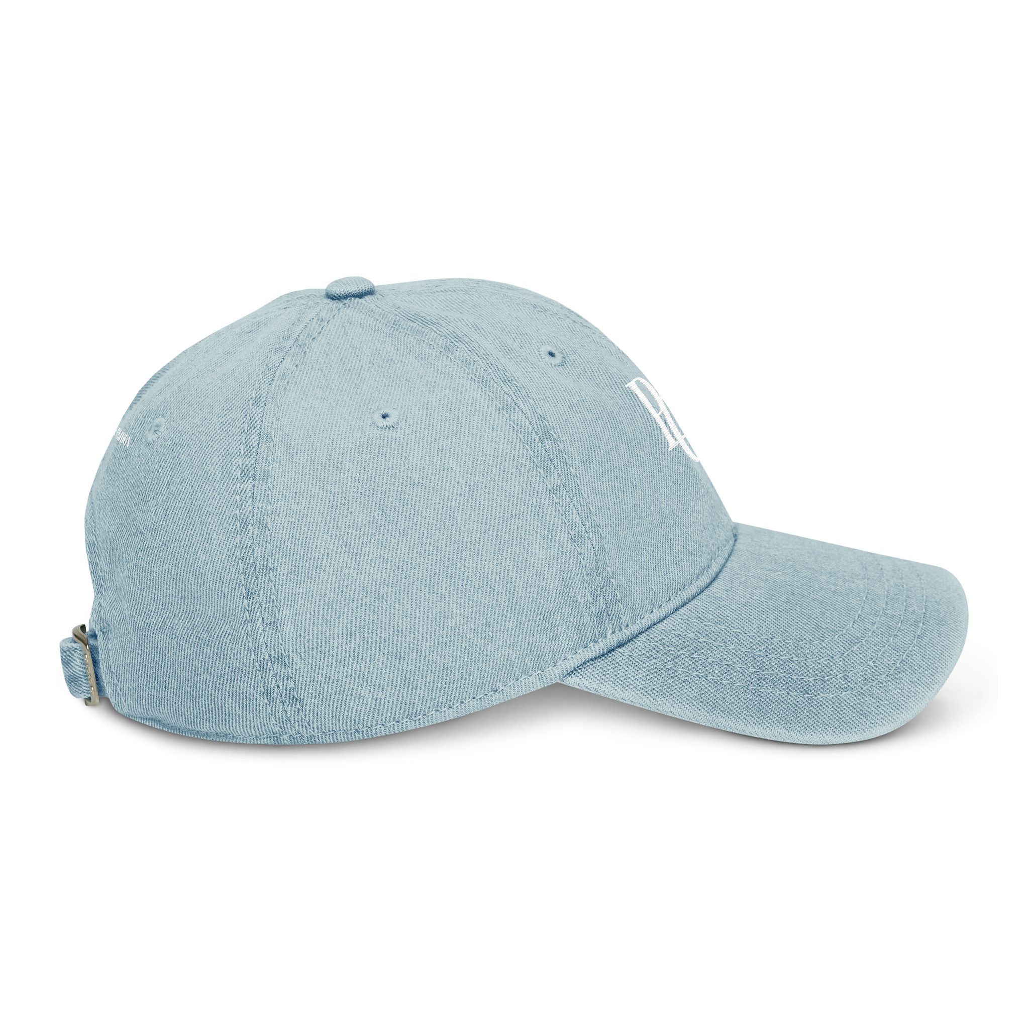 Embroidered Logo Denim Hat