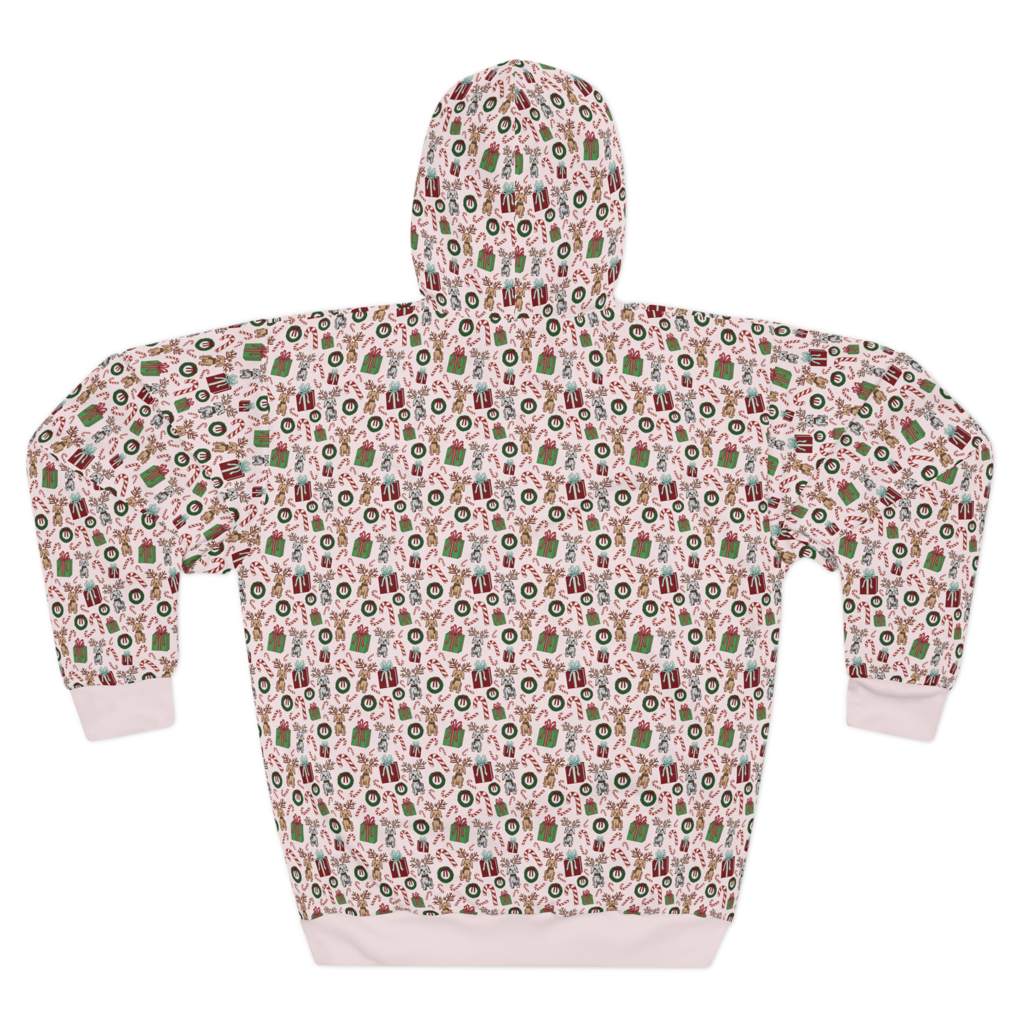 Pink Christmas Pullover Hoodie