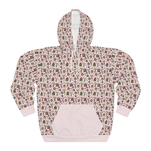 Pink Christmas Pullover Hoodie