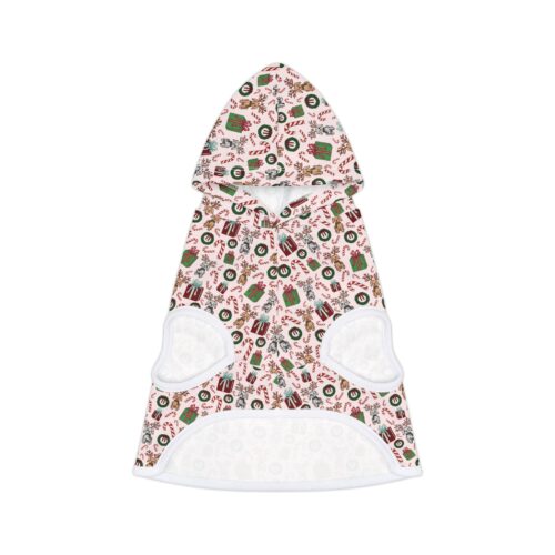 Pink Christmas Pet Hoodie