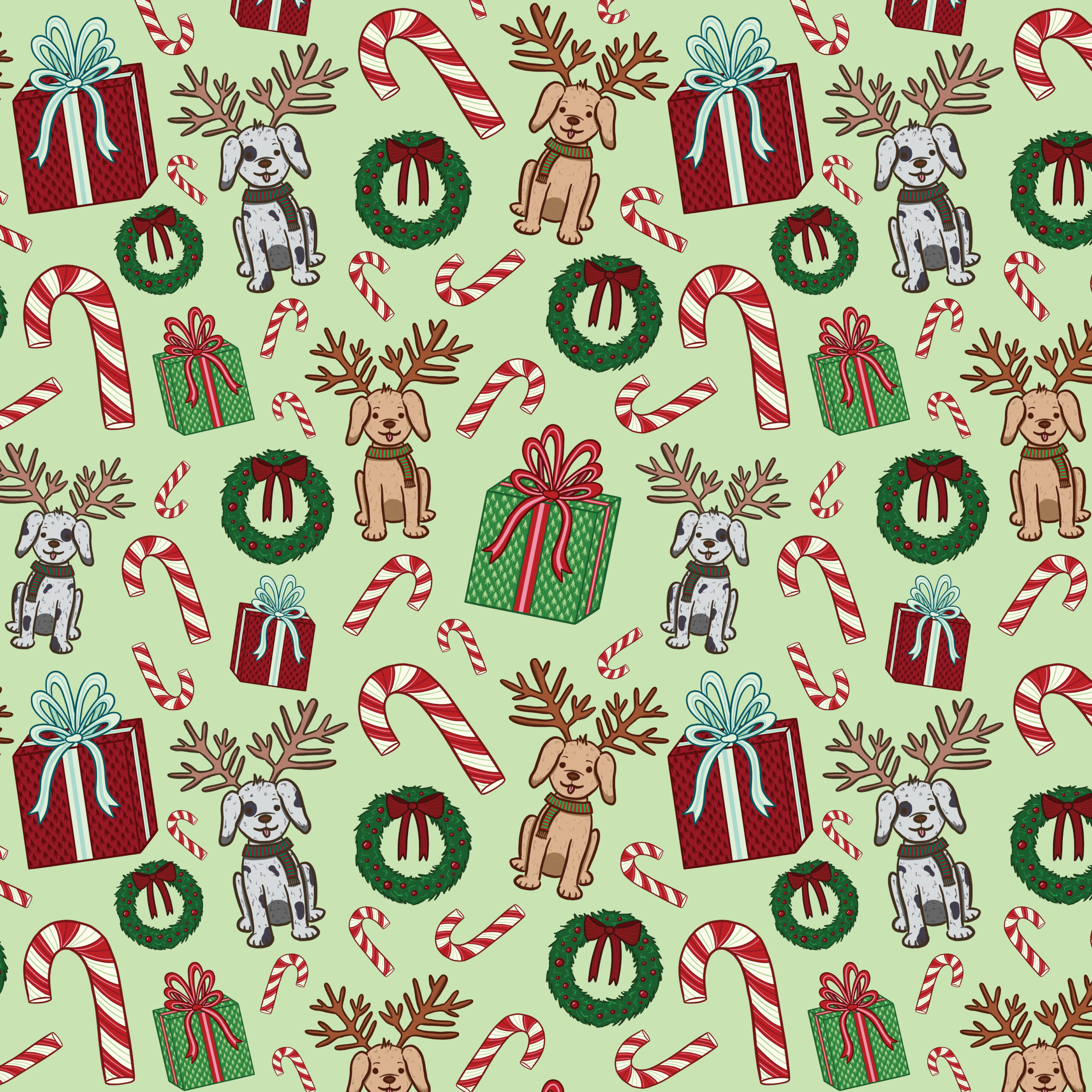 Green Christmas Pet Hoodie