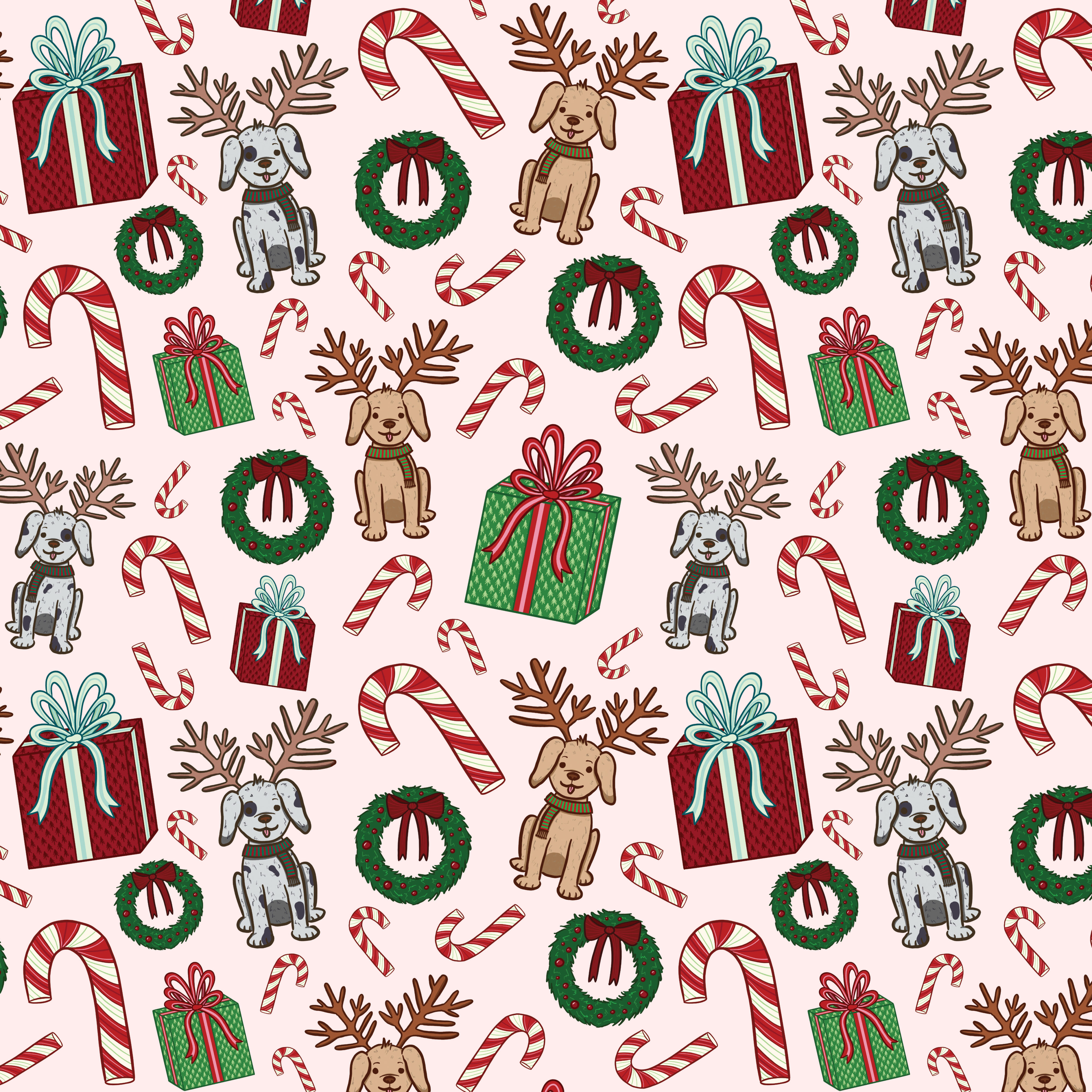 Pink Christmas Pullover Hoodie