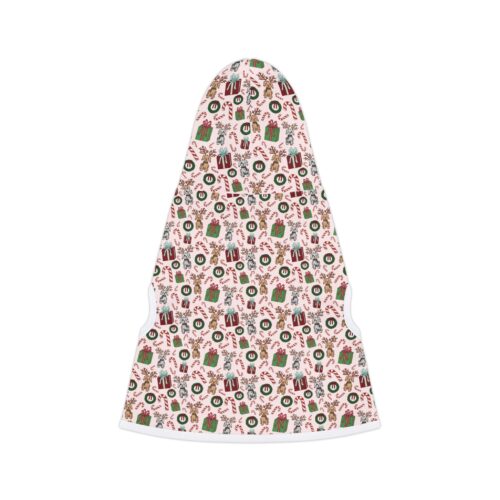 Pink Christmas Pet Hoodie