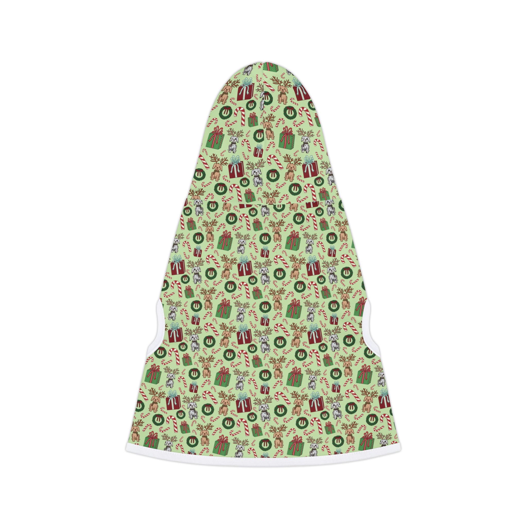 Green Christmas Pet Hoodie