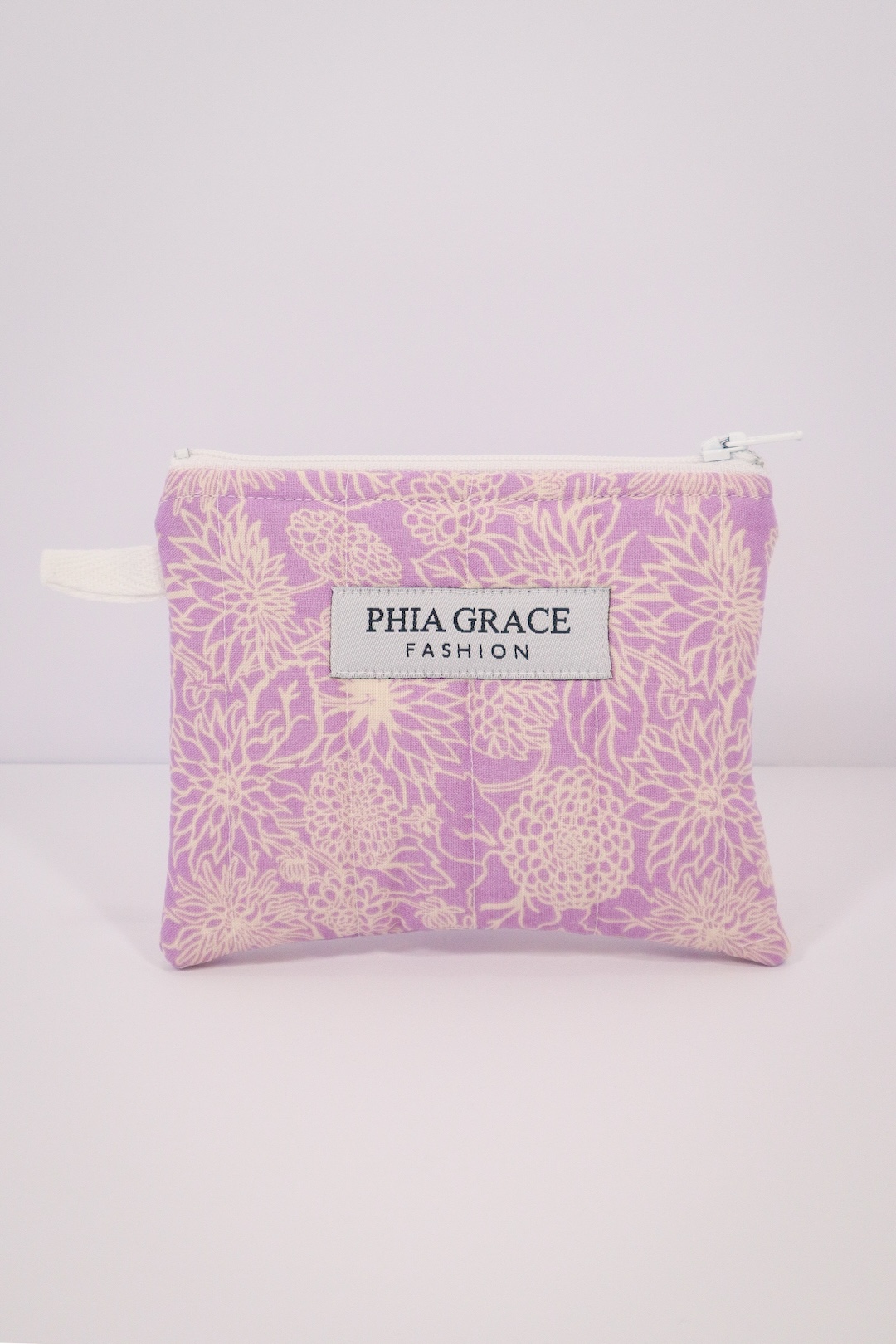 IMG_6082 Keychain Clutch Wallet in Lilac Floral