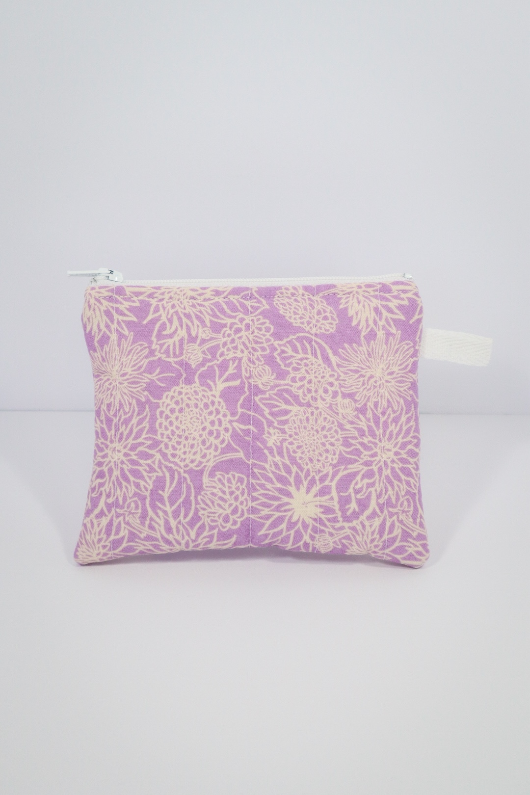 Keychain Clutch Wallet in Lilac Floral