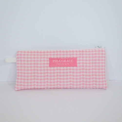 IMG_6101 Pencil Pouch in Pink Gingham