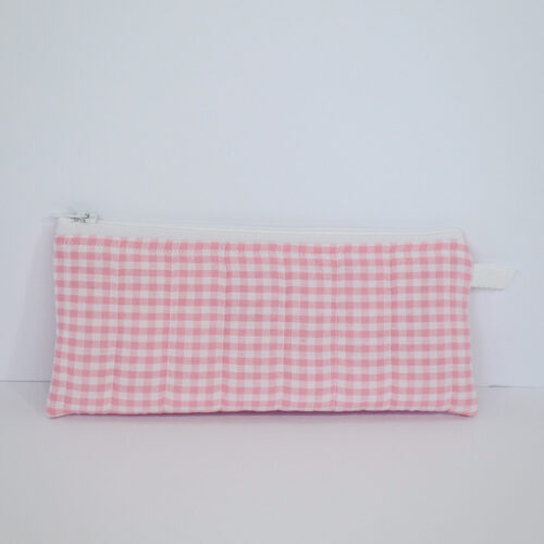 IMG_6103 Pencil Pouch in Pink Gingham