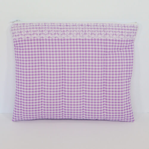 IMG_6130 iPad Case in Purple Gingham