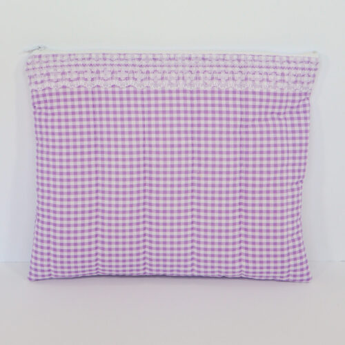 IMG_6130 iPad Case in Purple Gingham