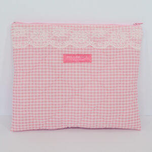 iPad Case in Pink Gingham