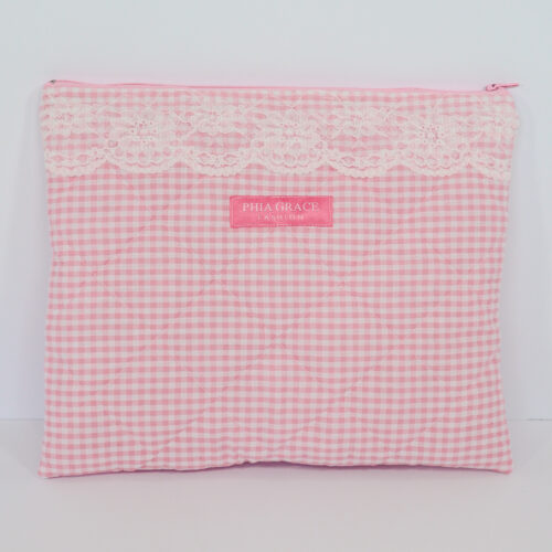 IMG_6133 iPad Case in Pink Gingham