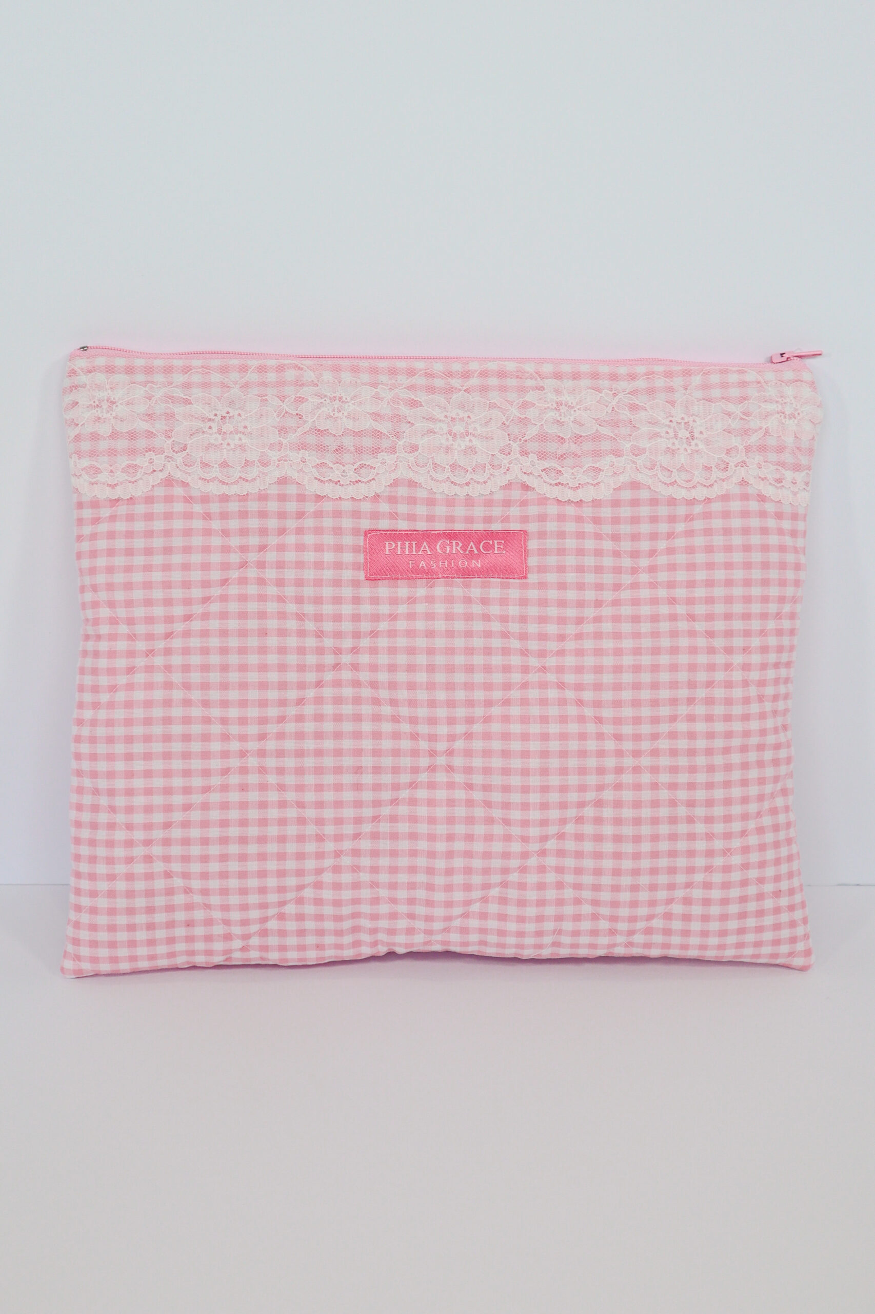 IMG_6133 iPad Case in Pink Gingham