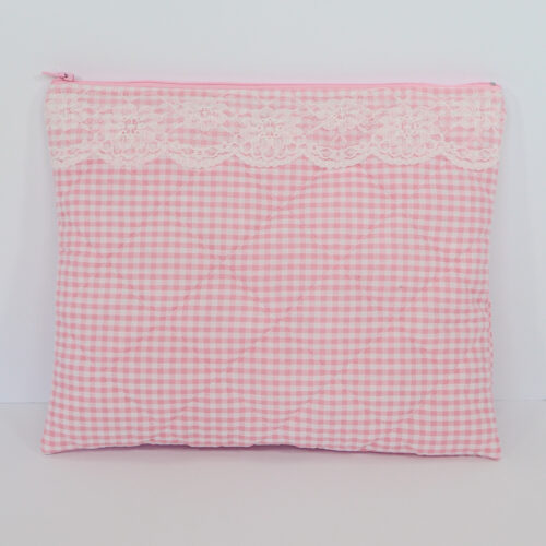 IMG_6134 iPad Case in Pink Gingham