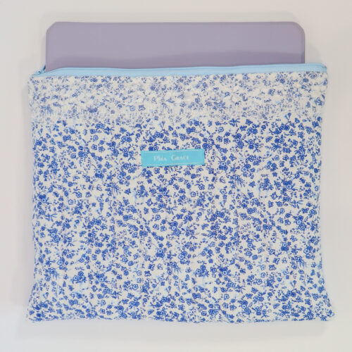 IMG_6137 iPad Case in Blue and White Floral