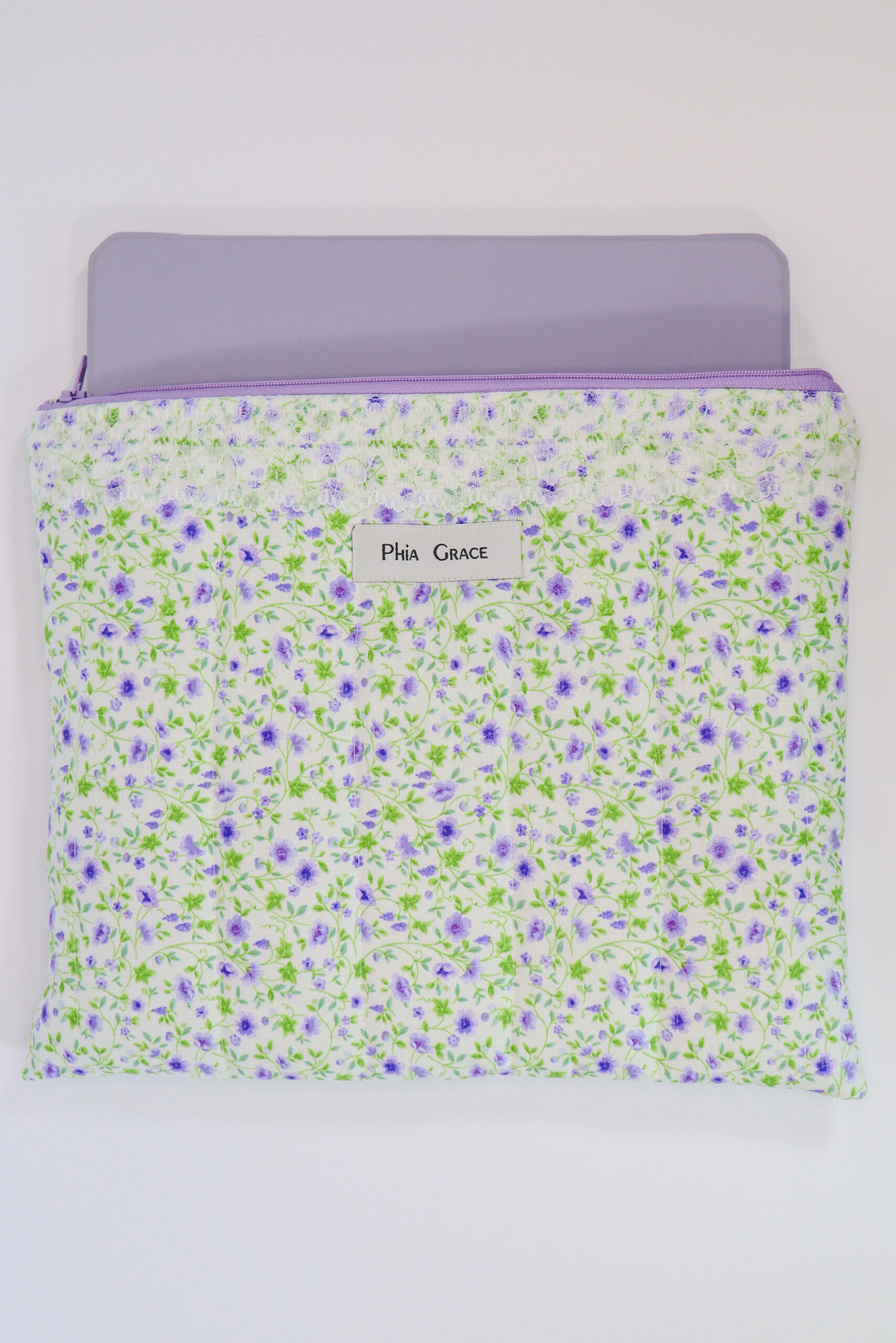 IMG_6140 iPad Case in Purple Floral