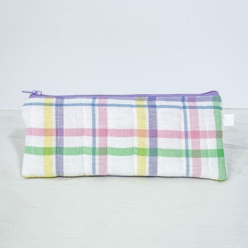 IMG_9032 Pencil Pouch in Pastel Plaid