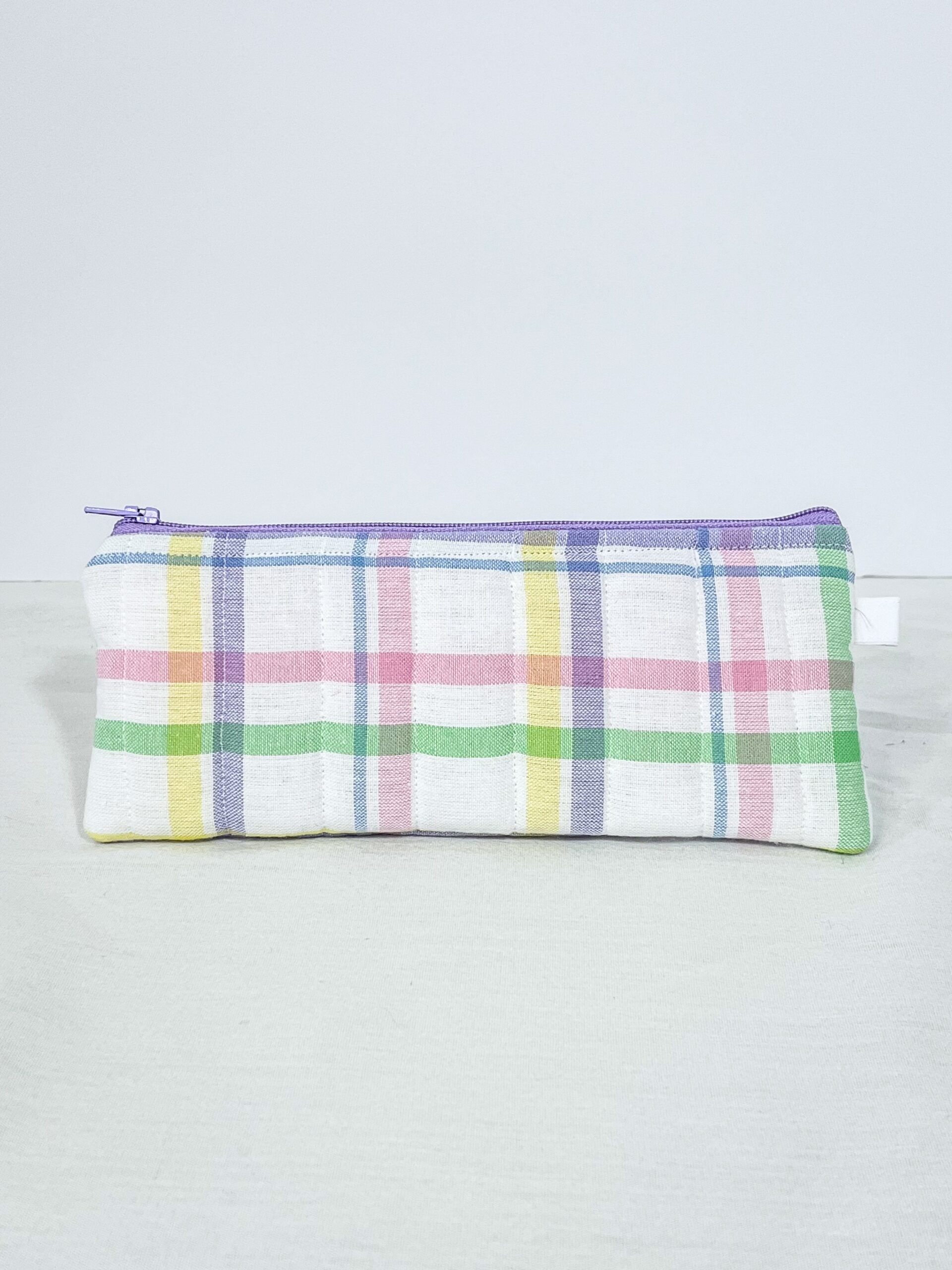 IMG_9032 Pencil Pouch in Pastel Plaid