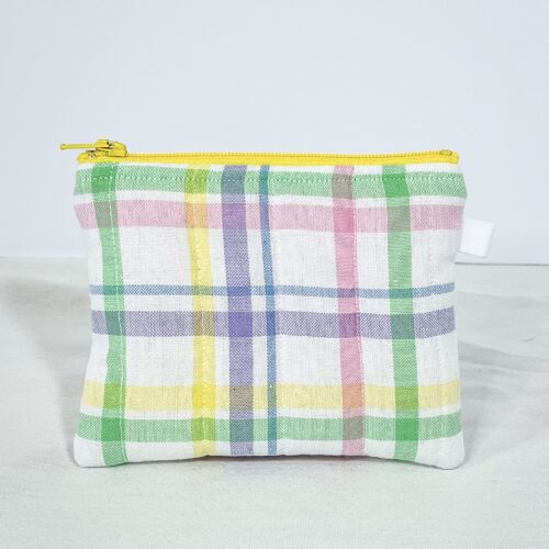IMG_9034 Keychain Clutch Wallet in Pastel Plaid